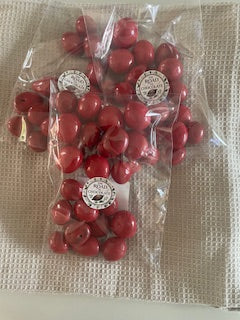 Sour Red Cherries covered in Chocolate