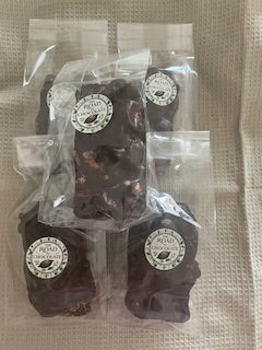 Dark Chocolate Rocky Road with Cherries - Mini Bars